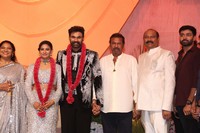 Bellamkonda Sai Sreenivas Kavya Reddy Wedding Reception Photos